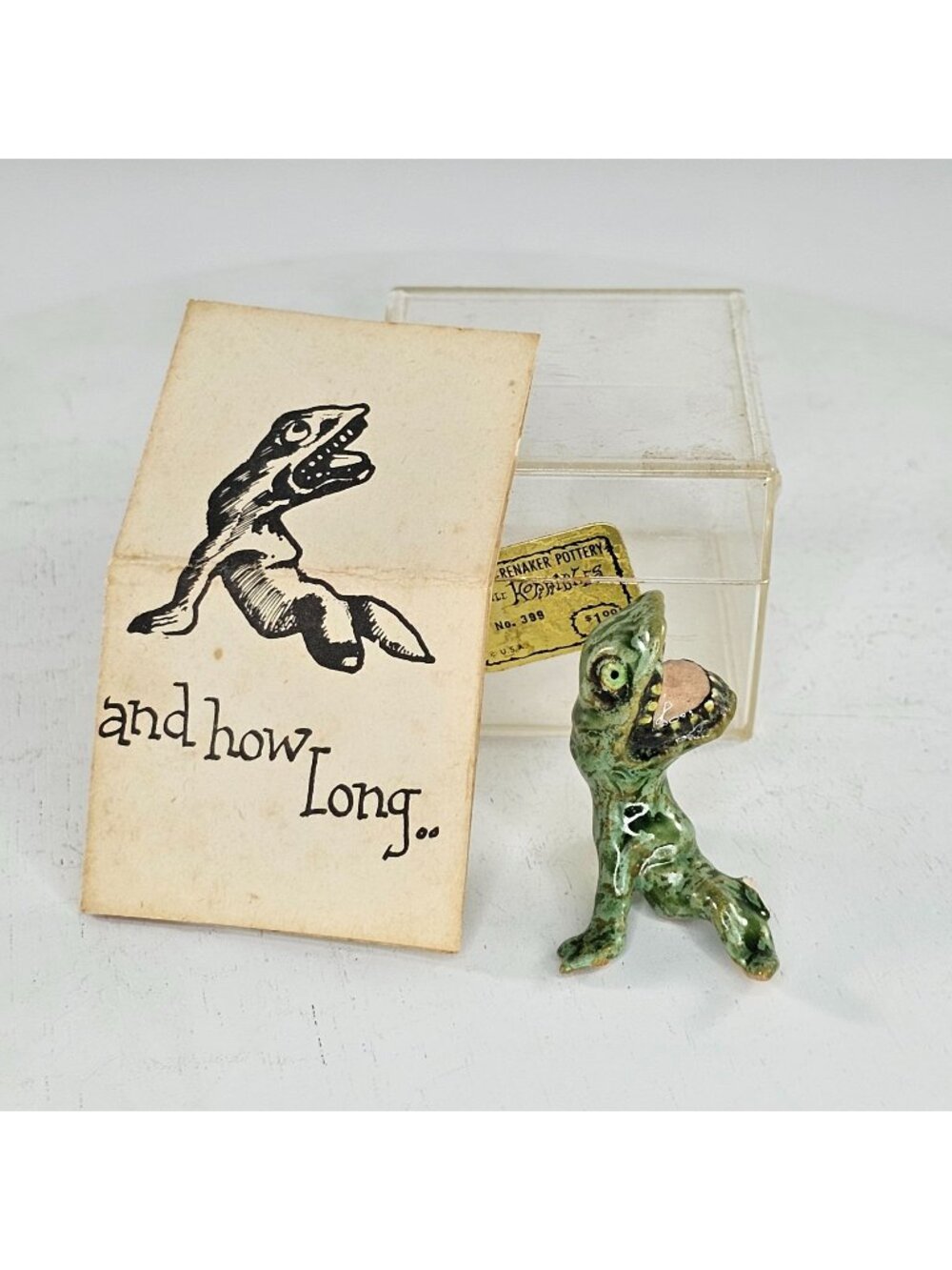 Hagen Renaker Little Horribles Strictly From Hunger Figurine #399 *FLAW